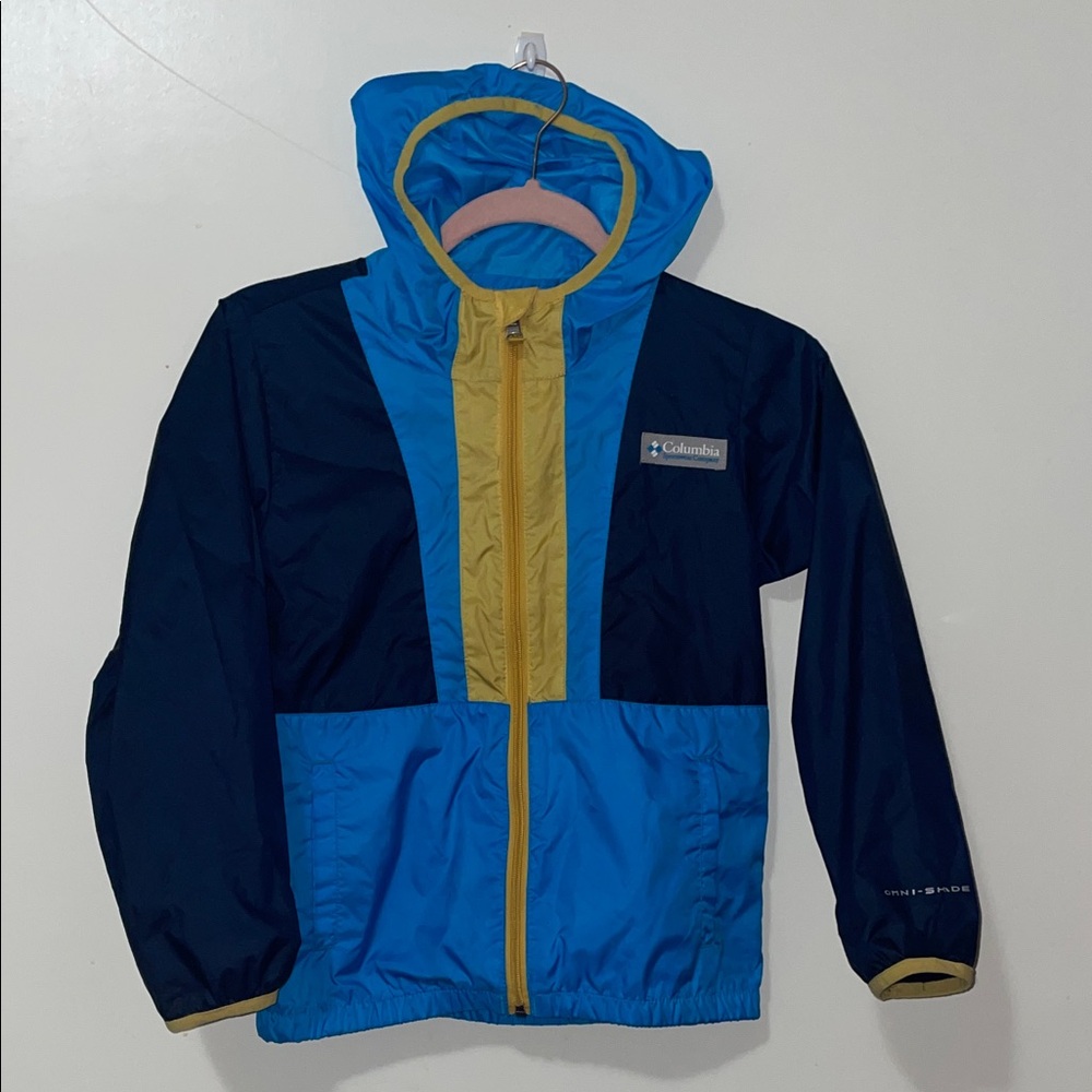 Columbia Blue and Gold Hooded Jacket